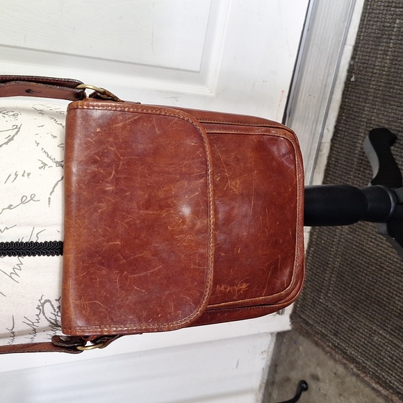 Brahmin Brown Leather Crossbody Bag - Picture 2 of 15